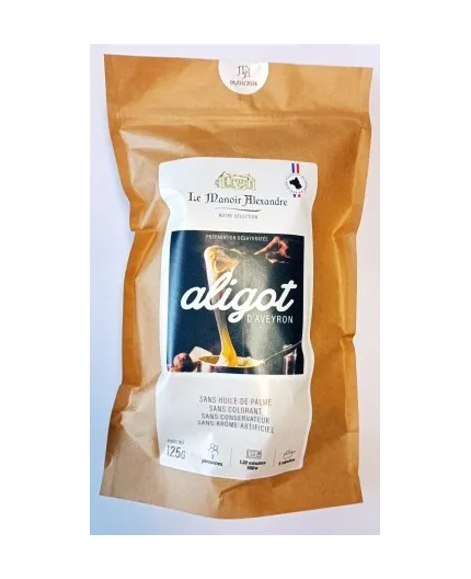 Aligot lyophilisé 2 personnes - Sachet de 125 g - Le Manoir Alexandre