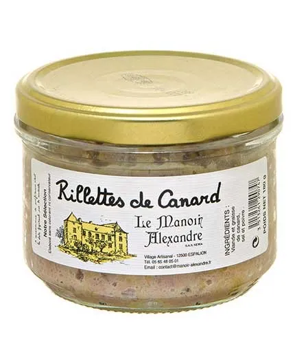 Rillettes de Canard - Le Manoir Alexandre
