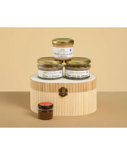 coffret cadeau gourmand - L'écrin - foie gras