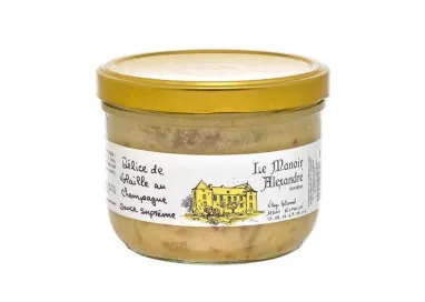 Délice de Volaille au Champagne Sauce Suprême - Le Manoir Alexandre