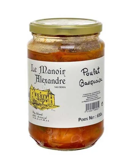 Poulet Basquaise - Le Manoir Alexandre