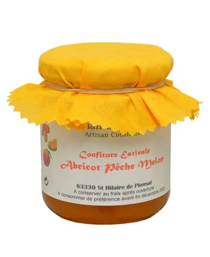 Confiture Estivale, Abricot, Pêche, Melon - Le Manoir Alexandre