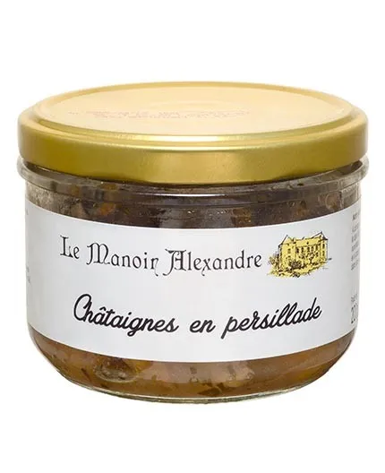 Châtaignes en persillade - Bocal 200 g